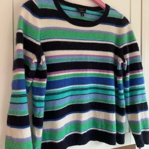 Talbots Cashmere Colorful Striped Women's Sweater See Size info